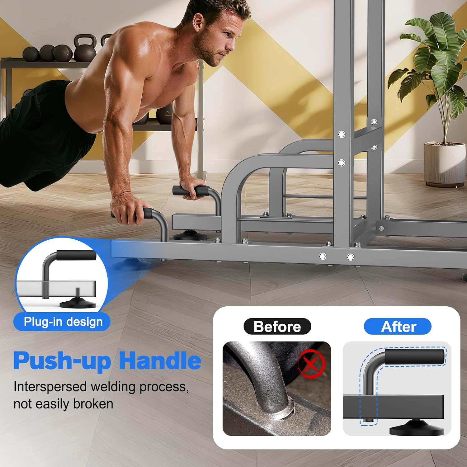 Detalle 2 de RELIFE REBUILD YOUR LIFE R-JL-01 Power Tower with Adjustable Pull-Up Bar