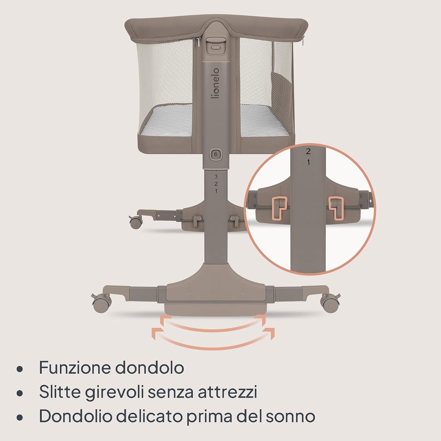 Thumbnail 3 de Lionelo Pari Culla Co Sleeping Fianco Letto 3 in 1: comfort, versatilità e praticità