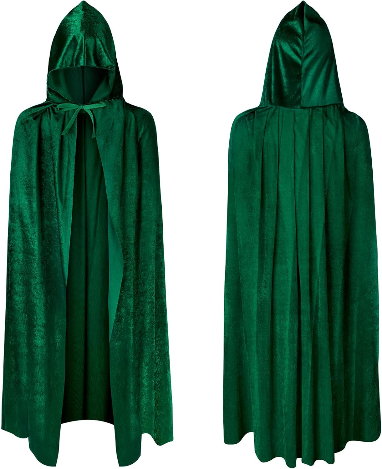 AOOWU Mittelalter Kapuzenumhang Dunkelgrün 🎭