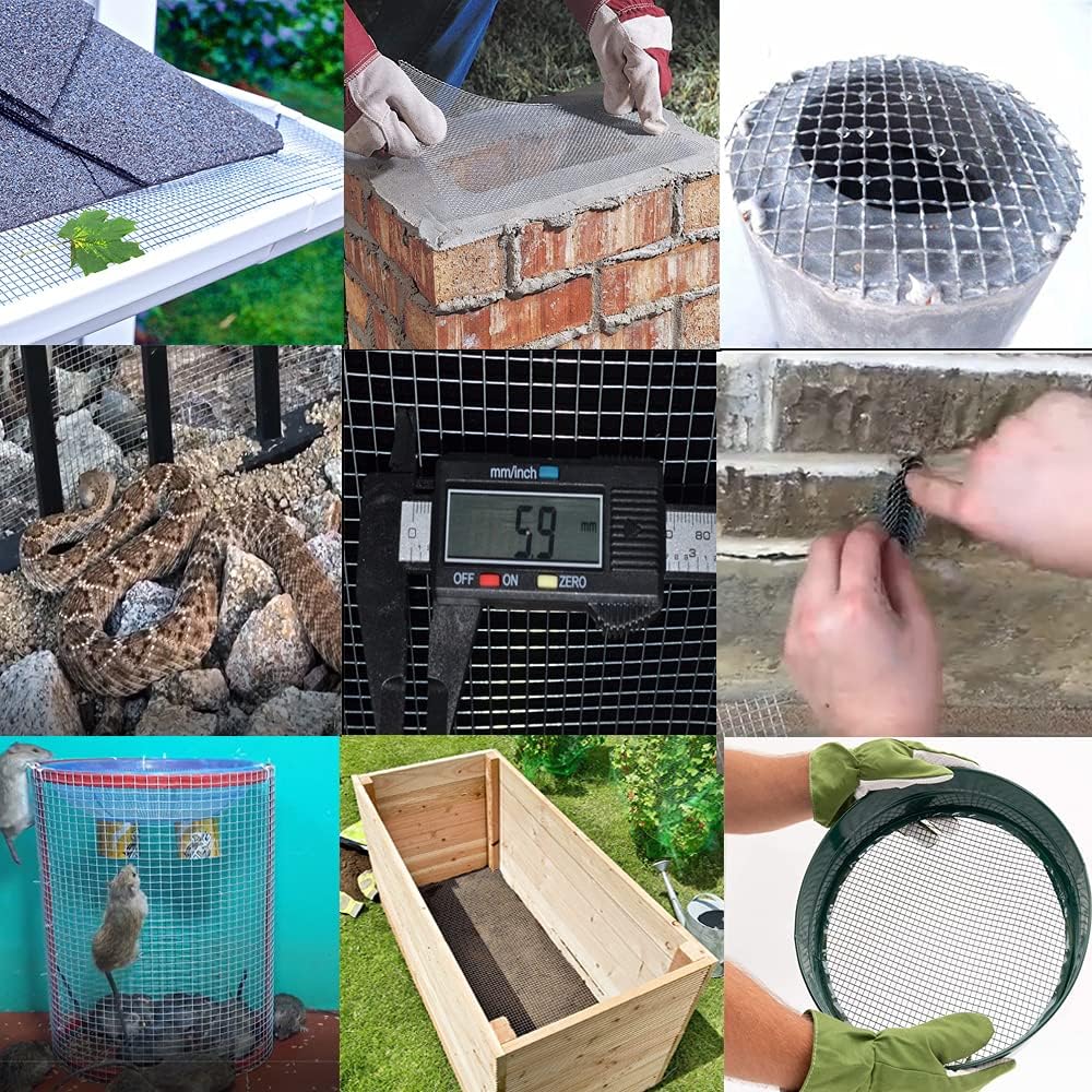 Thumbnail 6 de C&Xanadu 100mm x 6m Wire Mesh Roll for Rodent Proofing and Outdoor Use