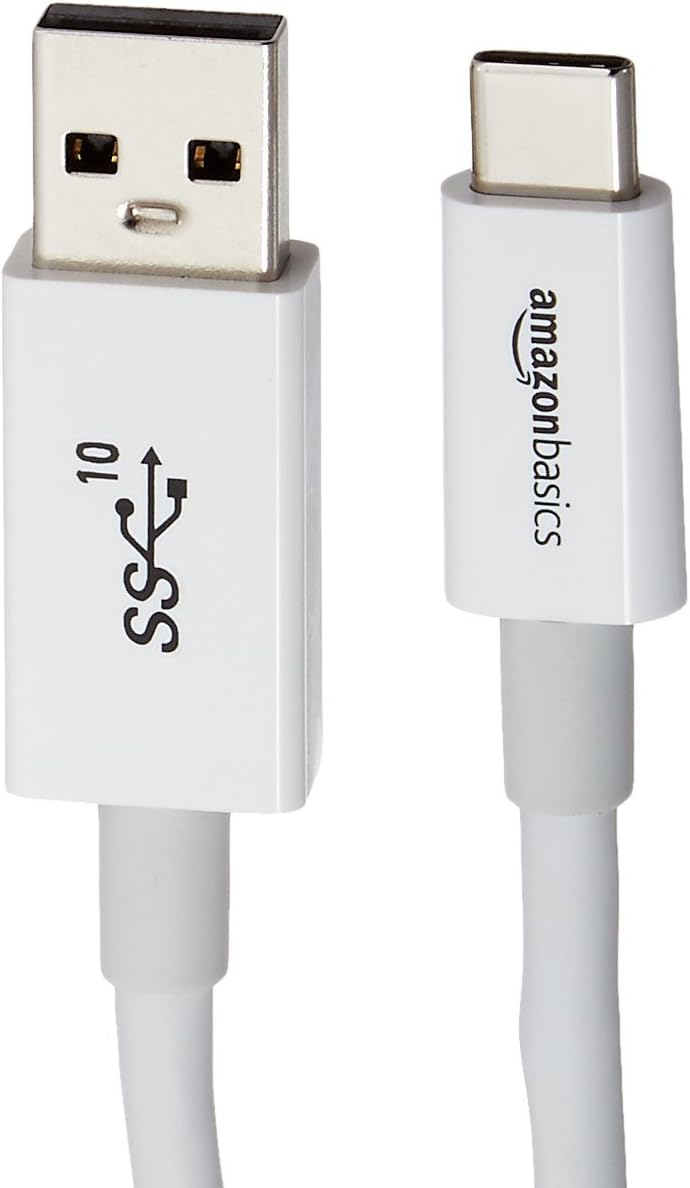 Detalle de Amazonベーシック USB-A - USB-Cケーブル USB 3.1 Gen 2 0.9m・10Gbps・最大15W