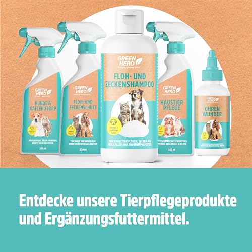 Thumbnail 6 de Green Hero Floh- und Zeckenshampoo für Hund & Katze 250 ml – silikonfrei, parabenfrei
