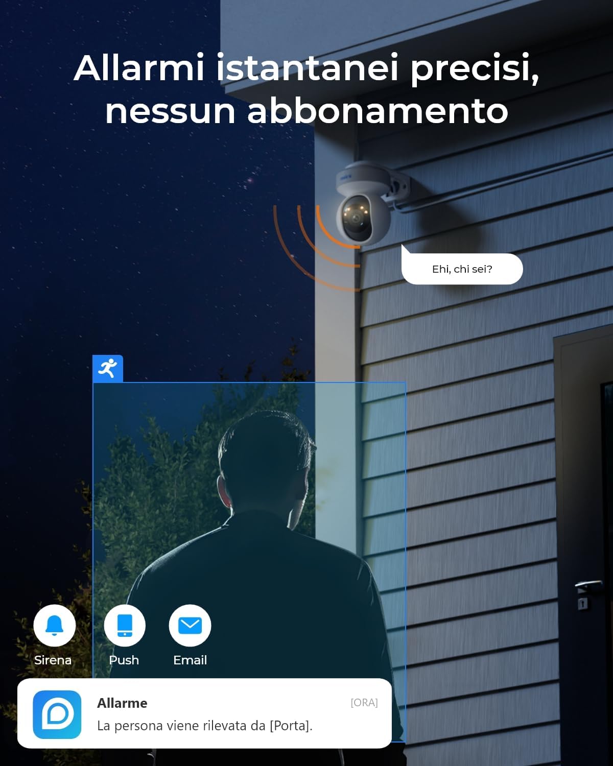 Detalle de Reolink RLK8-800PT4: Kit Videosorveglianza 4K PoE per Esterno con Tracciamento Automatico e NVR 8CH