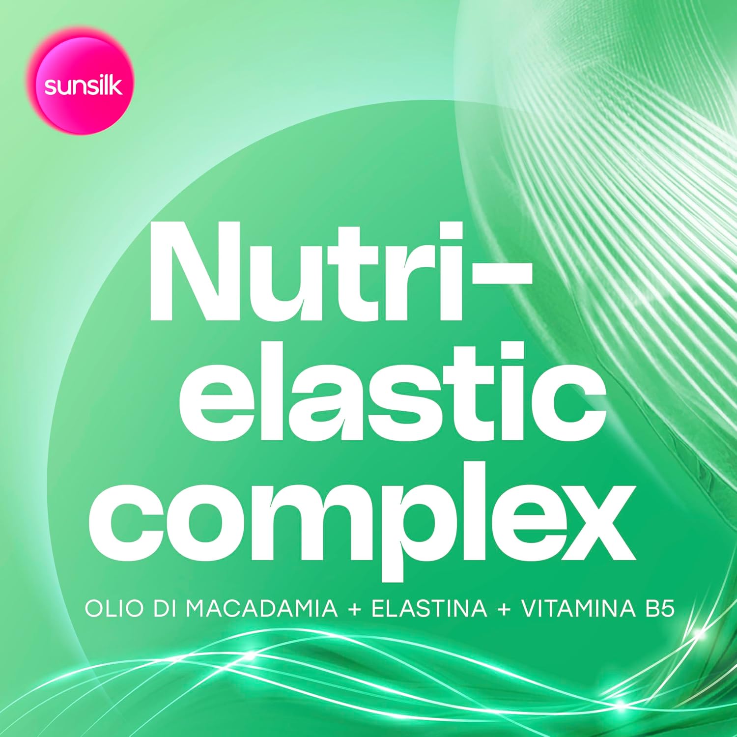 Detalle 2 de Sunsilk Kit Ricci da Sogno: shampoo 250 ml, maschera 1 minuto 180 ml, crema districante 200 ml e mousse ricci 200 ml