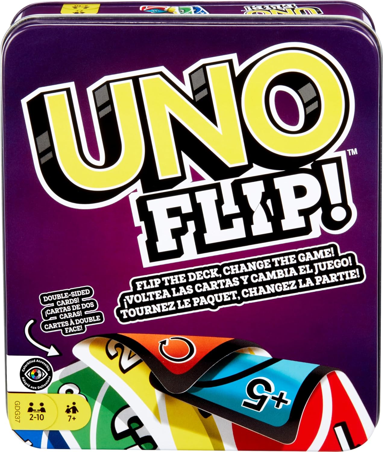 Thumbnail 6 de Mattel Games UNO 112 carte in scatola metallica
