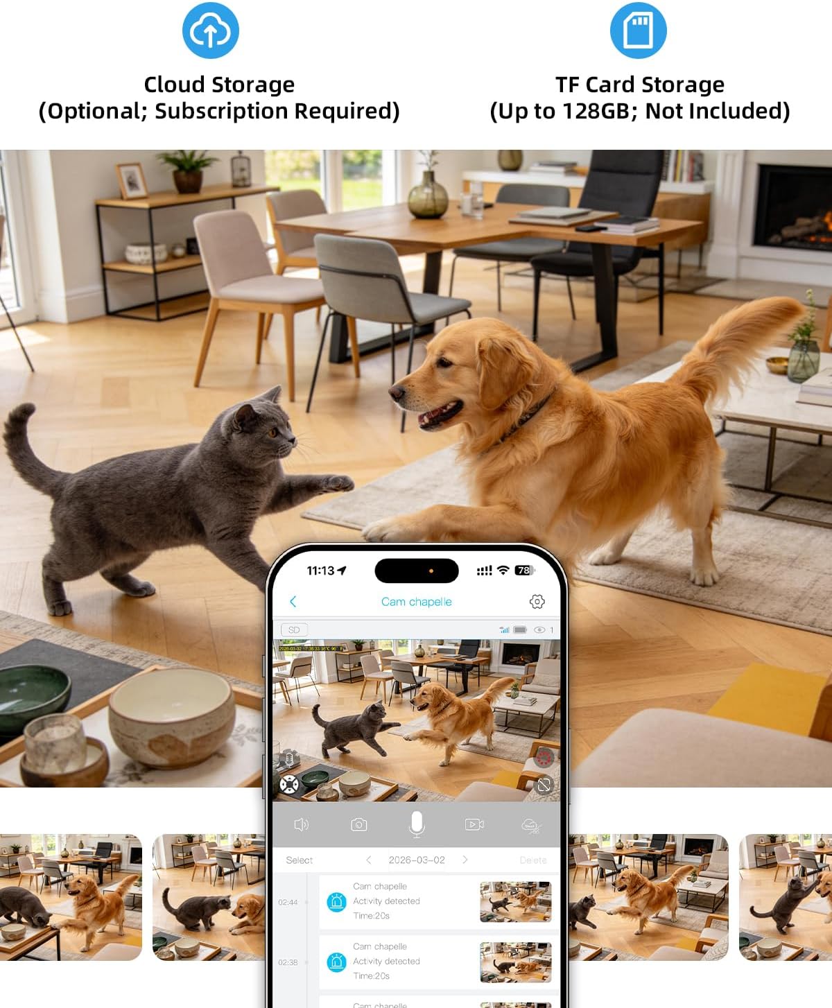 Thumbnail 6 de Xega 4G CCTV Indoor Security Camera