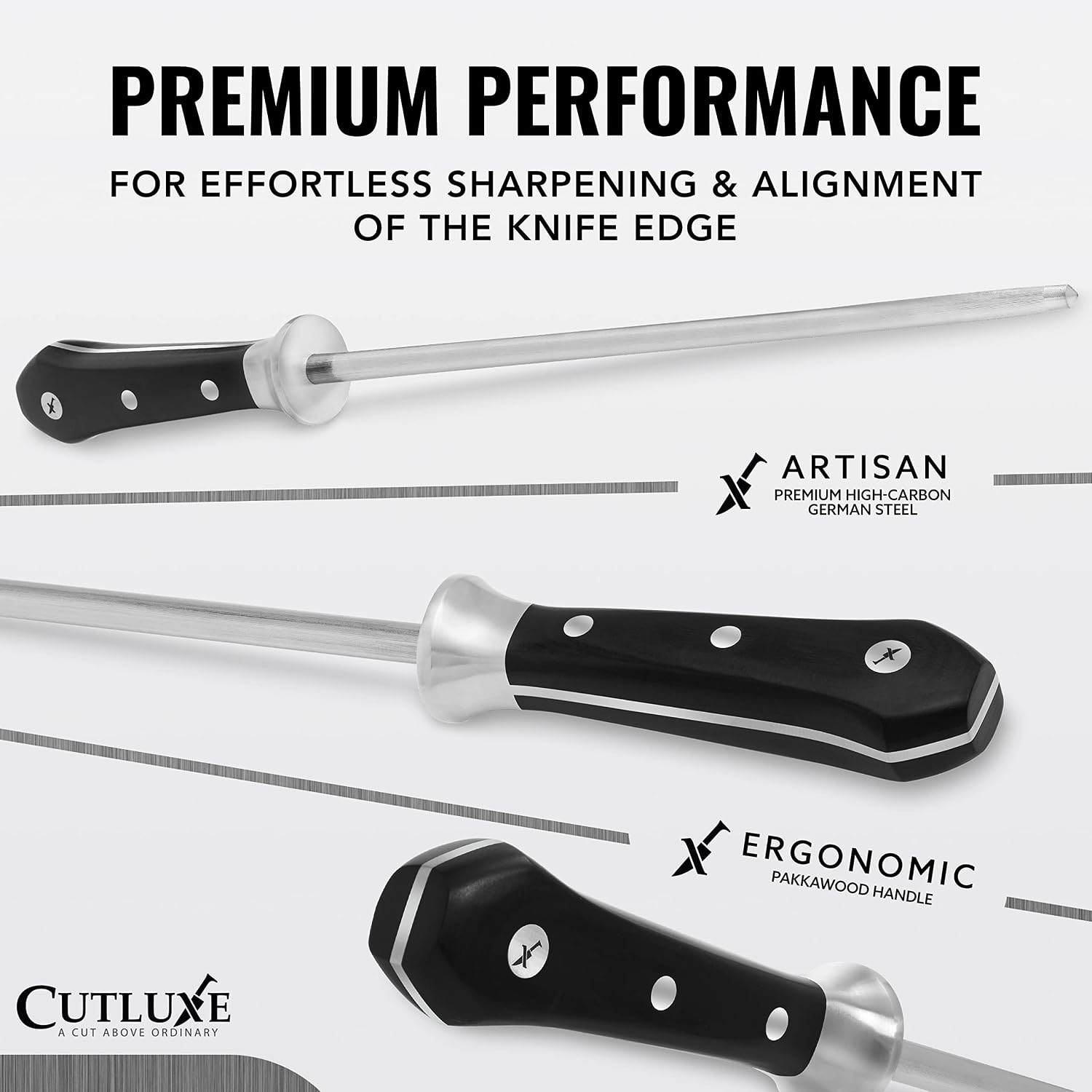 Detalle 2 de Cutluxe Honing Rod, 10-Inch