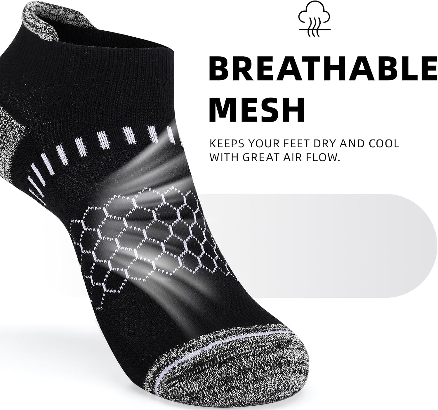 Detalle 2 de IRAMY Athletic Compression Socks Cotton