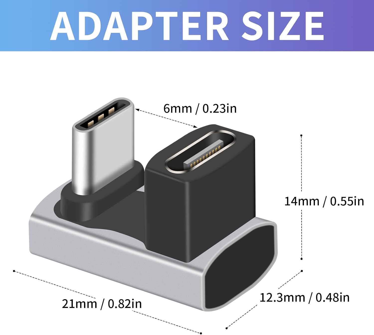 Thumbnail 6 de Duttek USB C U Adapter 180° Winkeladapter