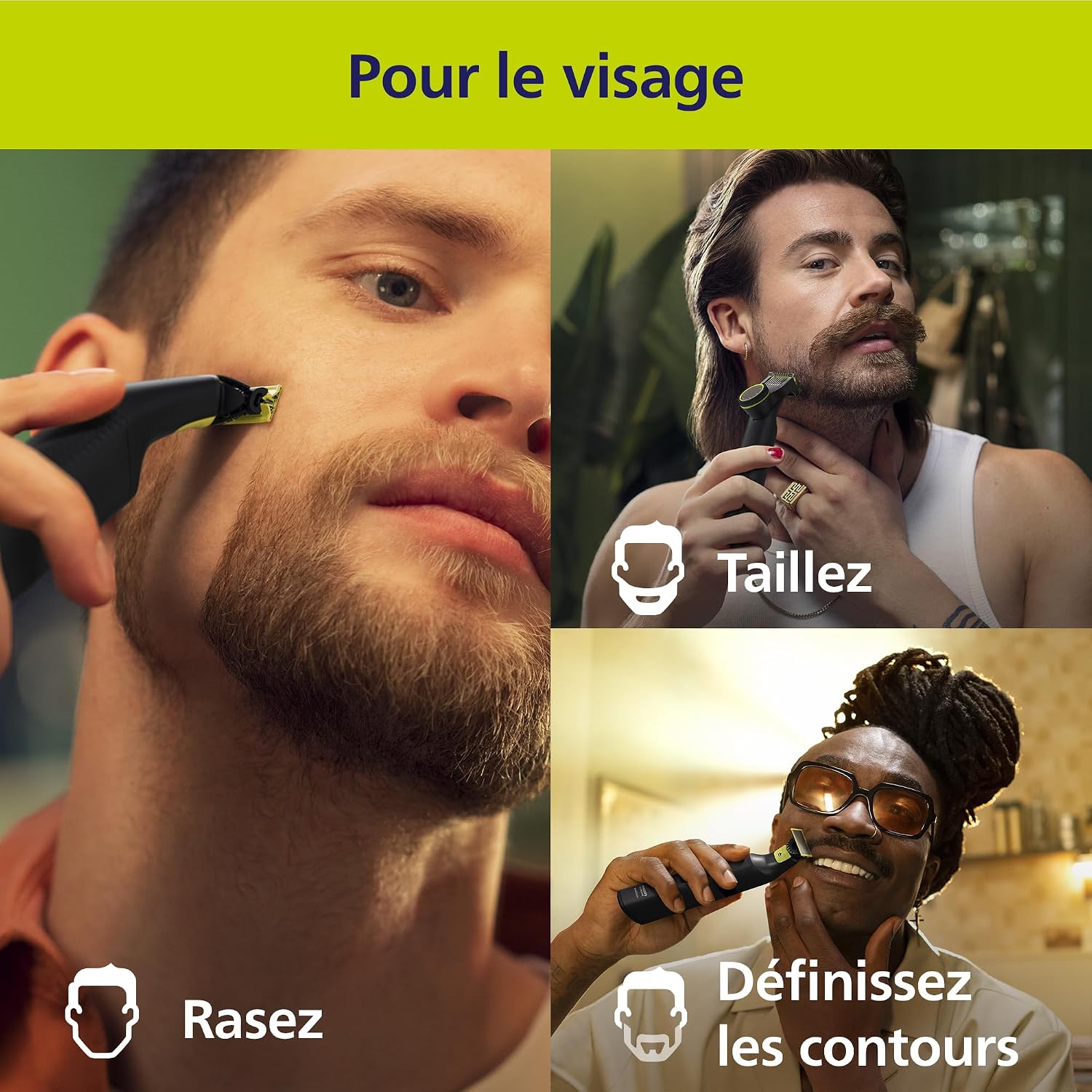 Thumbnail 1 de Philips OneBlade Pro 360 Visage+Corps