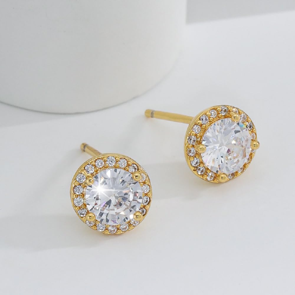 Detalle 1 de Orecchini argento 925 punto luce 8 mm