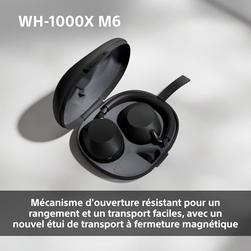 Detalle de Sony WH-1000XM6 : Casque sans fil premium à réduction de bruit