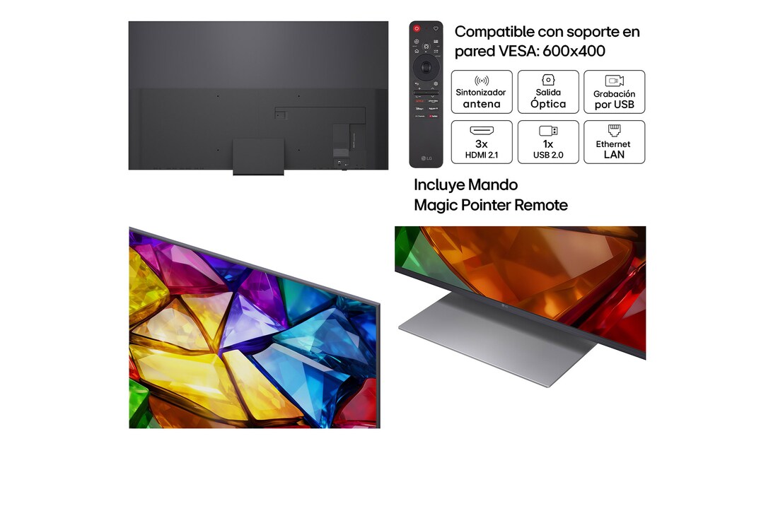 Detalle de LG Mini RGB AI MRGB87 86 pulgadas 4K (2026) — 86MRGB87B6B