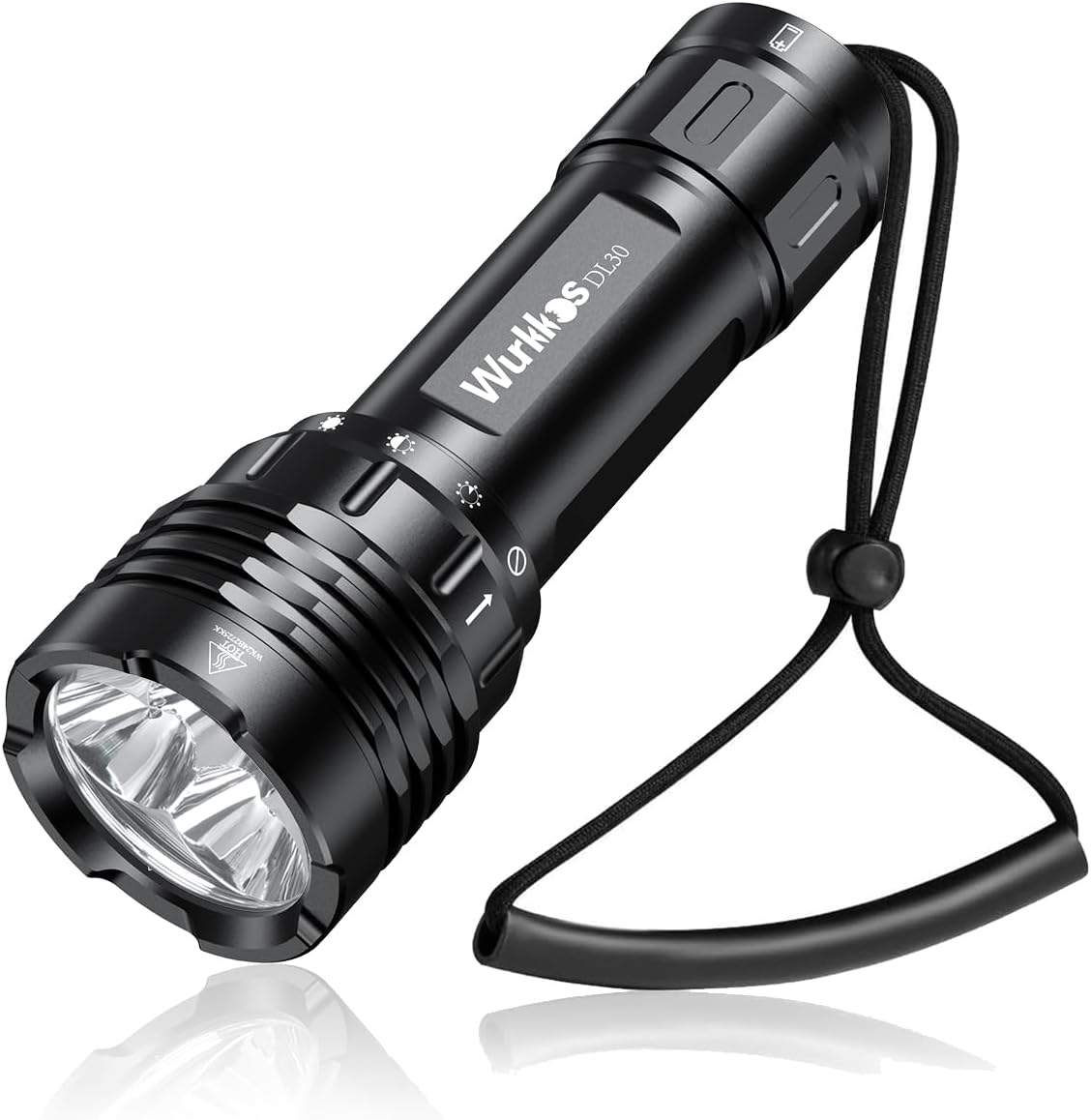 Detalle de Wurkkos DL30 Dive Light: 3,600-Lumen LED, 100m Waterproof, Aluminum