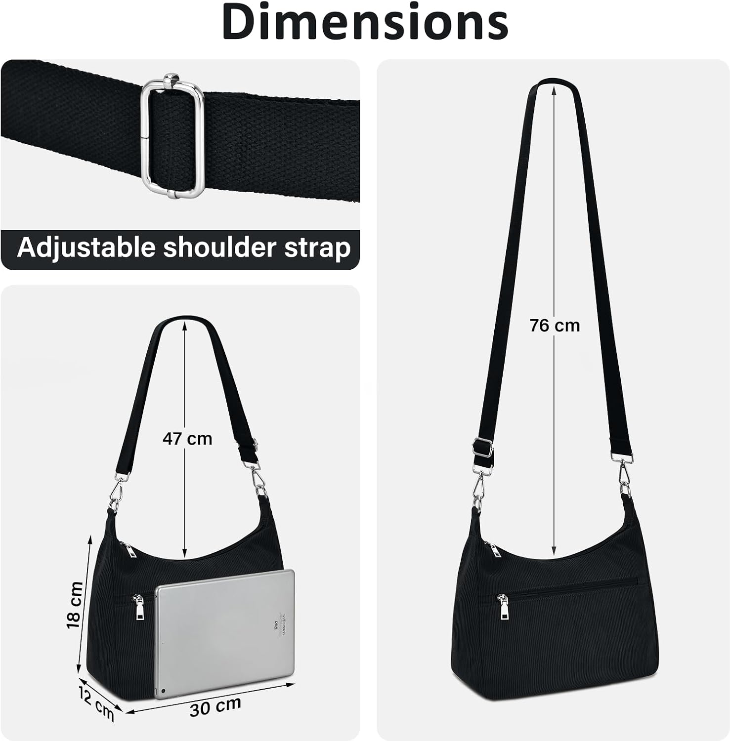 Thumbnail 3 de oscaurt Corduroy Crossbody Bag