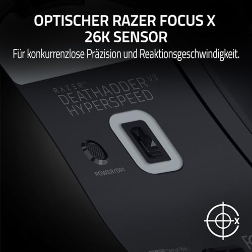 Thumbnail 6 de Razer DeathAdder V3 HyperSpeed: Ultra-leichte kabellose E-Sport-Maus mit 26K DPI