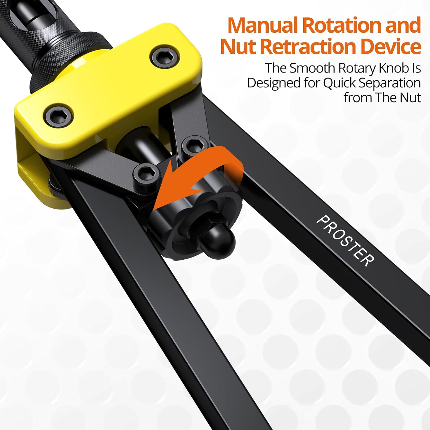 Detalle de Proster 14-inch Rivet Nut Gun Kit, M3–M10, with 150 Rivet Nuts