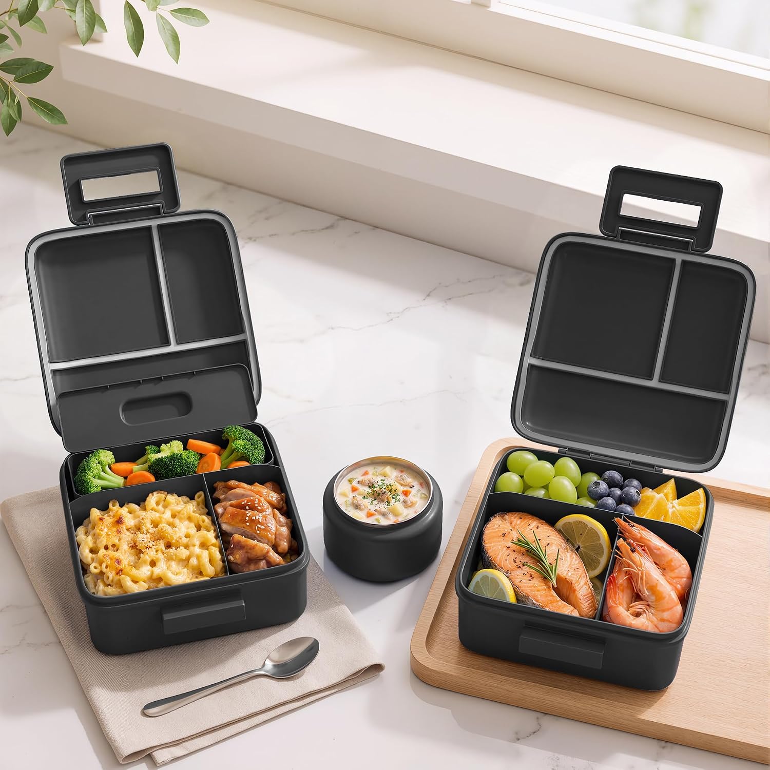 Detalle de MAISON HUIS Bento Lunch Box 1.6L