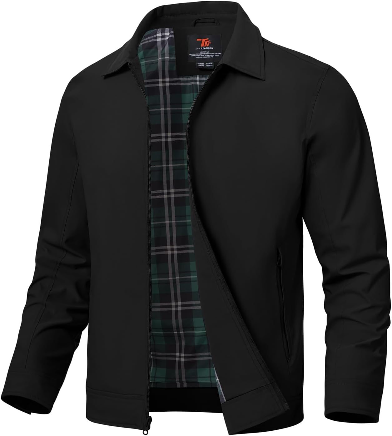 Detalle de donhobo Herren Jacke Leichte Übergangsjacke