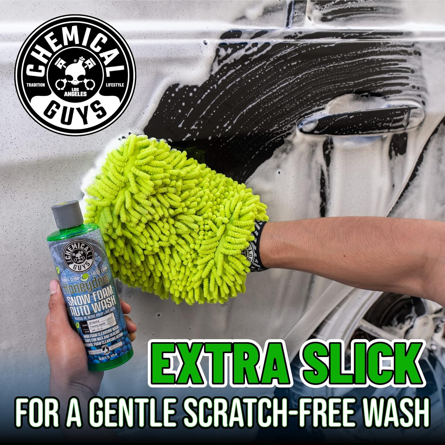 Detalle de Chemical Guys Honeydew Snow Foam Car Wash Soap: Thick, Safe, and Versatile
