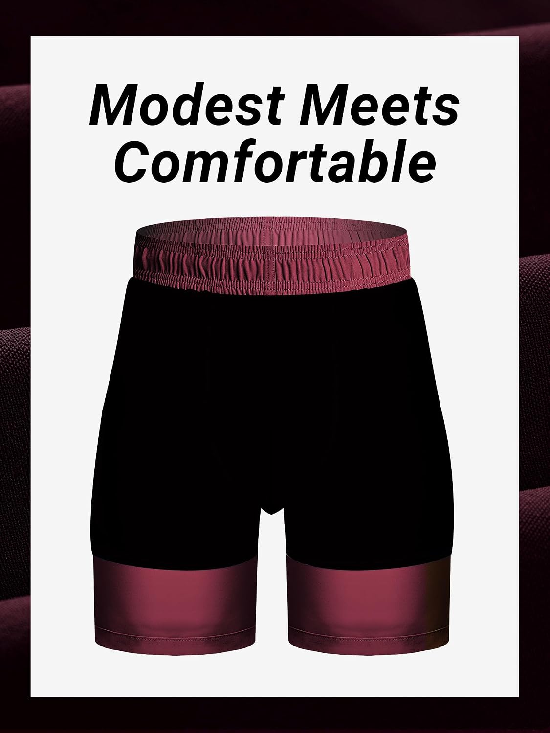 Thumbnail 4 de Arcweg 2-in-1 Men’s Swim Trunks with Compression Liner and Zipper Pockets