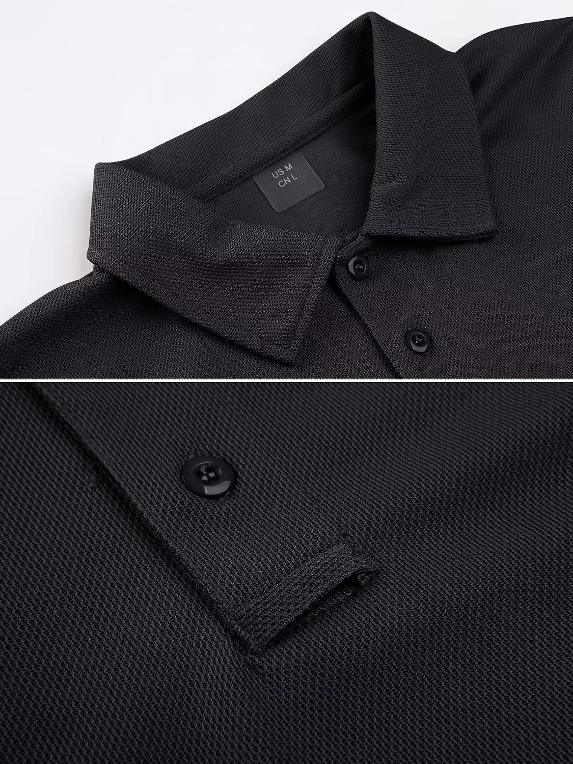 Detalle 2 de MAGCOMSEN Men's Polo Shirt Quick-Dry Golf Shirt
