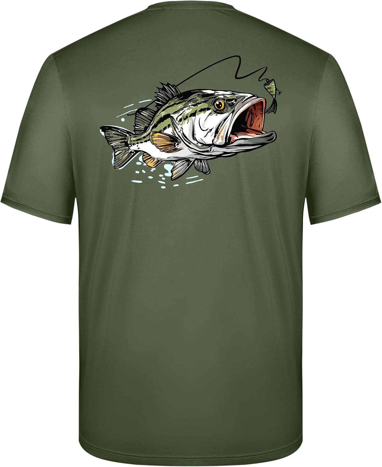Detalle de FISHEAL Men's Fishing Shirt, Polyester-Spandex