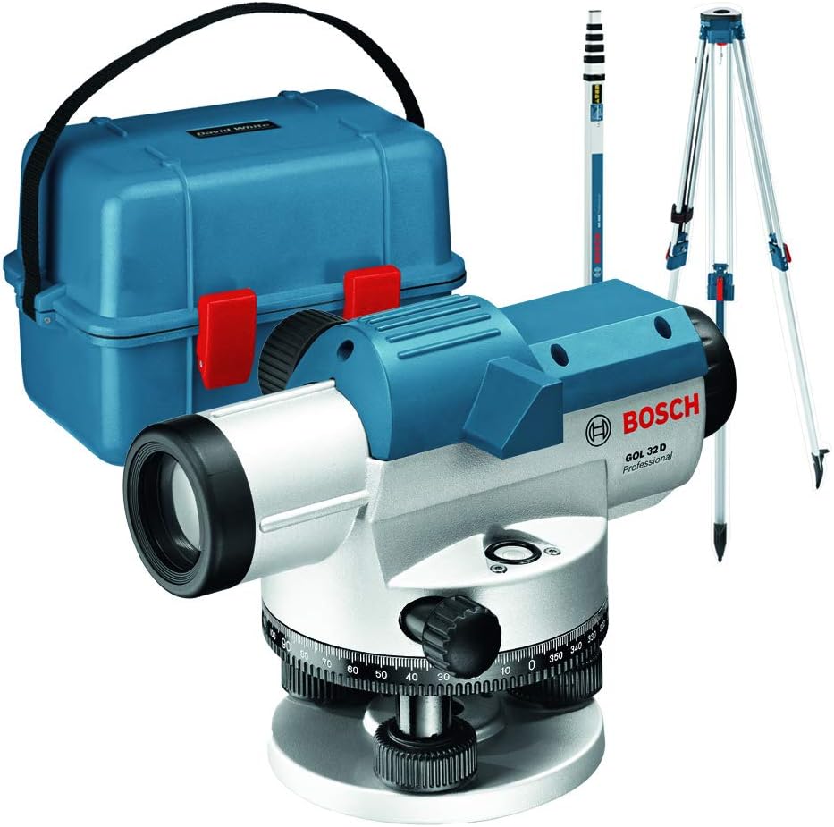 Detalle de Bosch Professional Niveau optique GOL 32 D – niveau laser optique 32x, portée jusqu’à 120 m