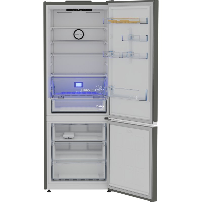 Detalle 2 de Beko Combi 192 cm 490 L Gris con CoolRoom y Antiescarcha
