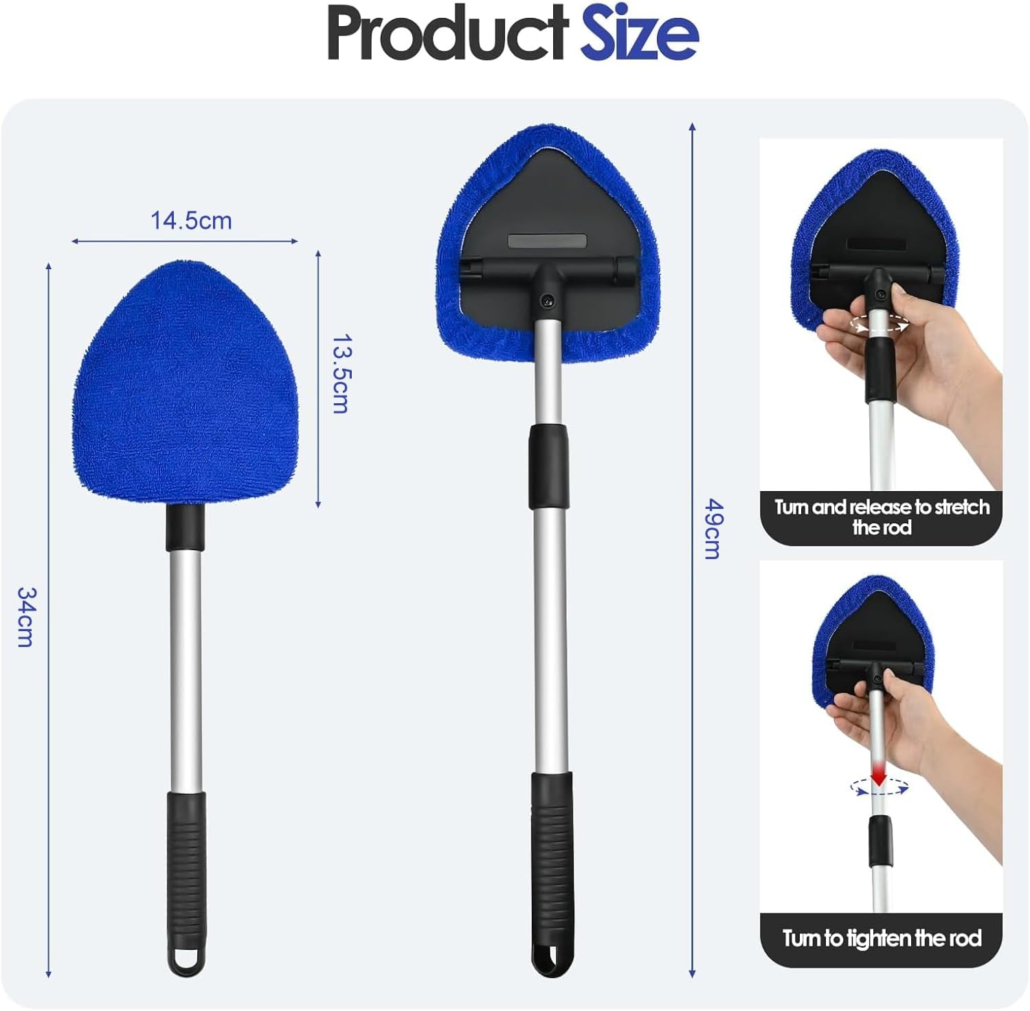 Detalle 2 de Car Windscreen Cleaner with 9 Microfiber Pads