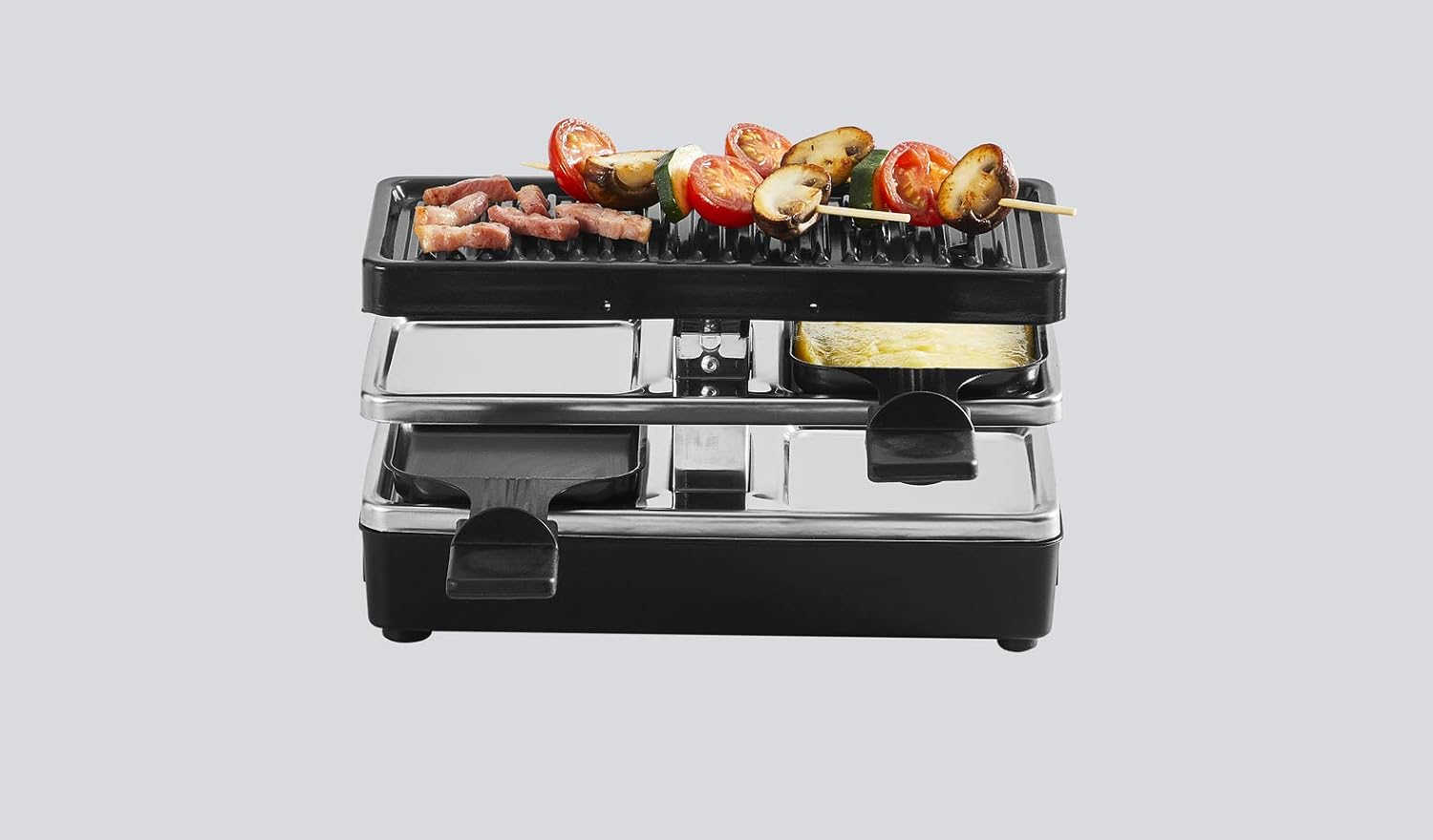 Detalle de Tefal Plug & Share Grill YY5249FB modulaire raclette met grillplaat