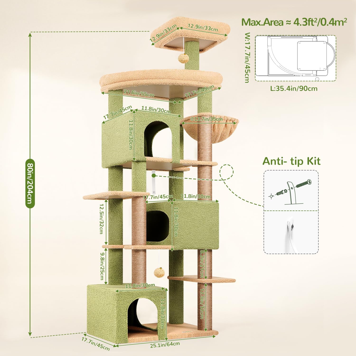 Detalle 2 de Globlazer Cat Tree S80