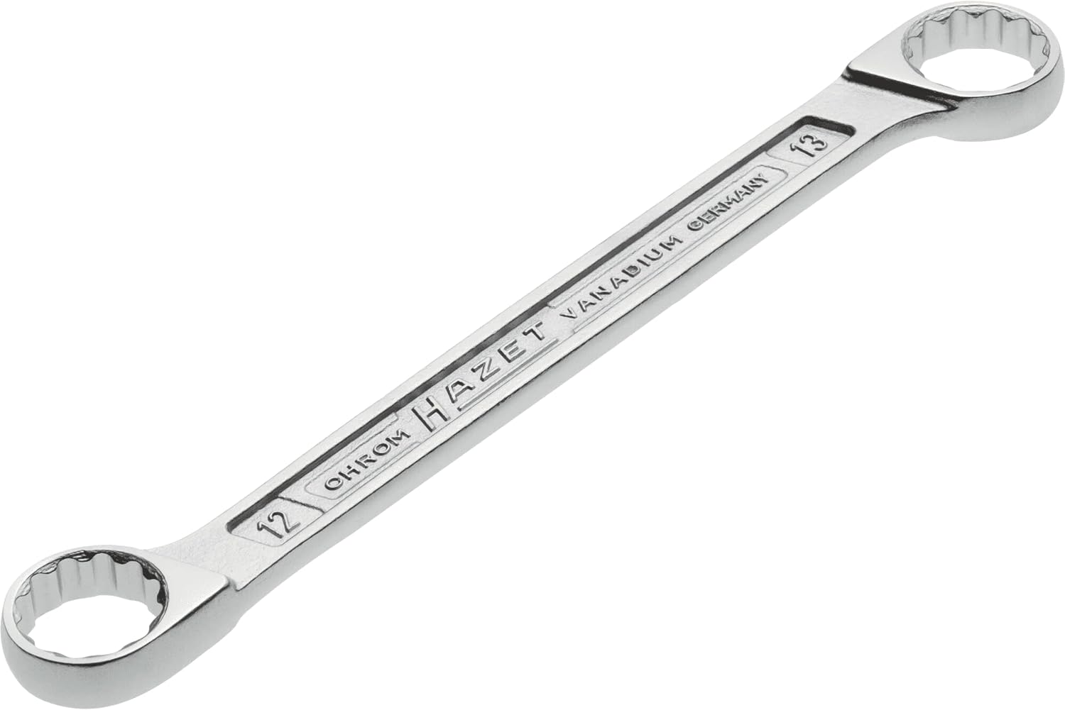 Detalle de HAZET 610N12X13 両口めがねレンチ 12×13mm クロムバナジウム鋼・オフセットヘッド