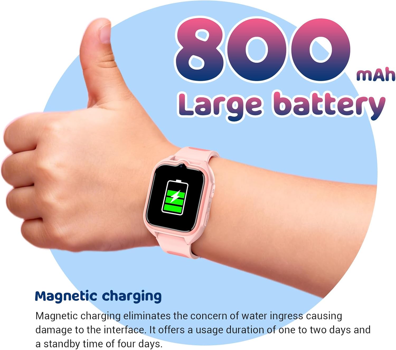 Thumbnail 5 de Blackview 4G Kids Smart Watch: GPS, SOS, Video Calls & Health Tracking