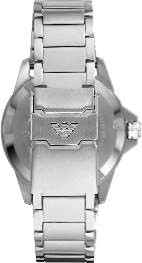 Thumbnail 2 de Emporio Armani Montre Herren – Quarzwerk, 42 mm Gehäuse, Edelstahl/ Leder oder Silikonarmband