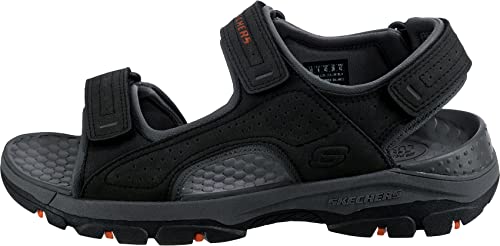 Detalle de Skechers TRESMEN GARO: sandalias para hombre en negro synthetic, talla 44 EU