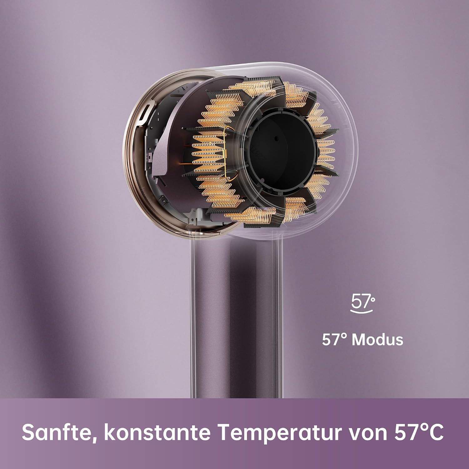 Detalle de DREAME Glory Combo Haartrockner – Profi-Luftstrom trifft Präzision