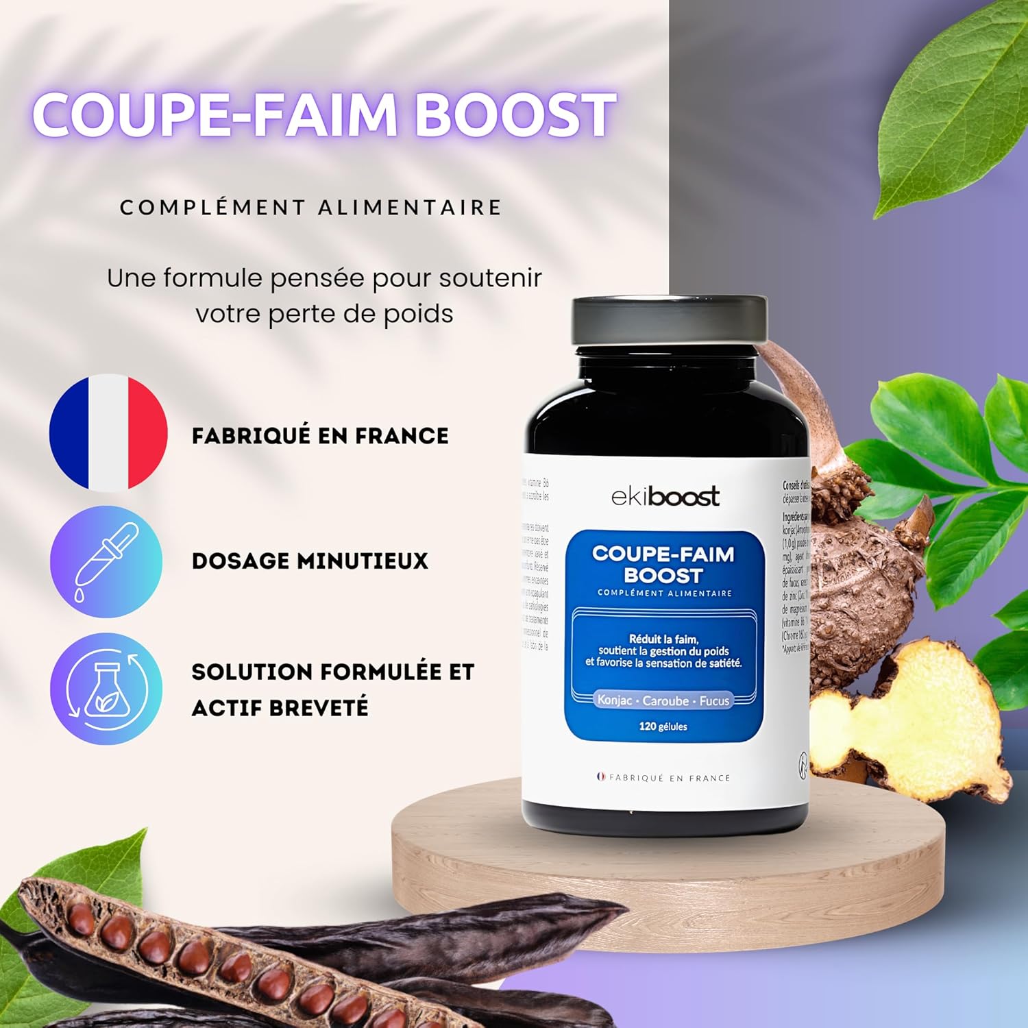 Thumbnail 1 de Ekiboost COUPE FAIM 120 gélules
