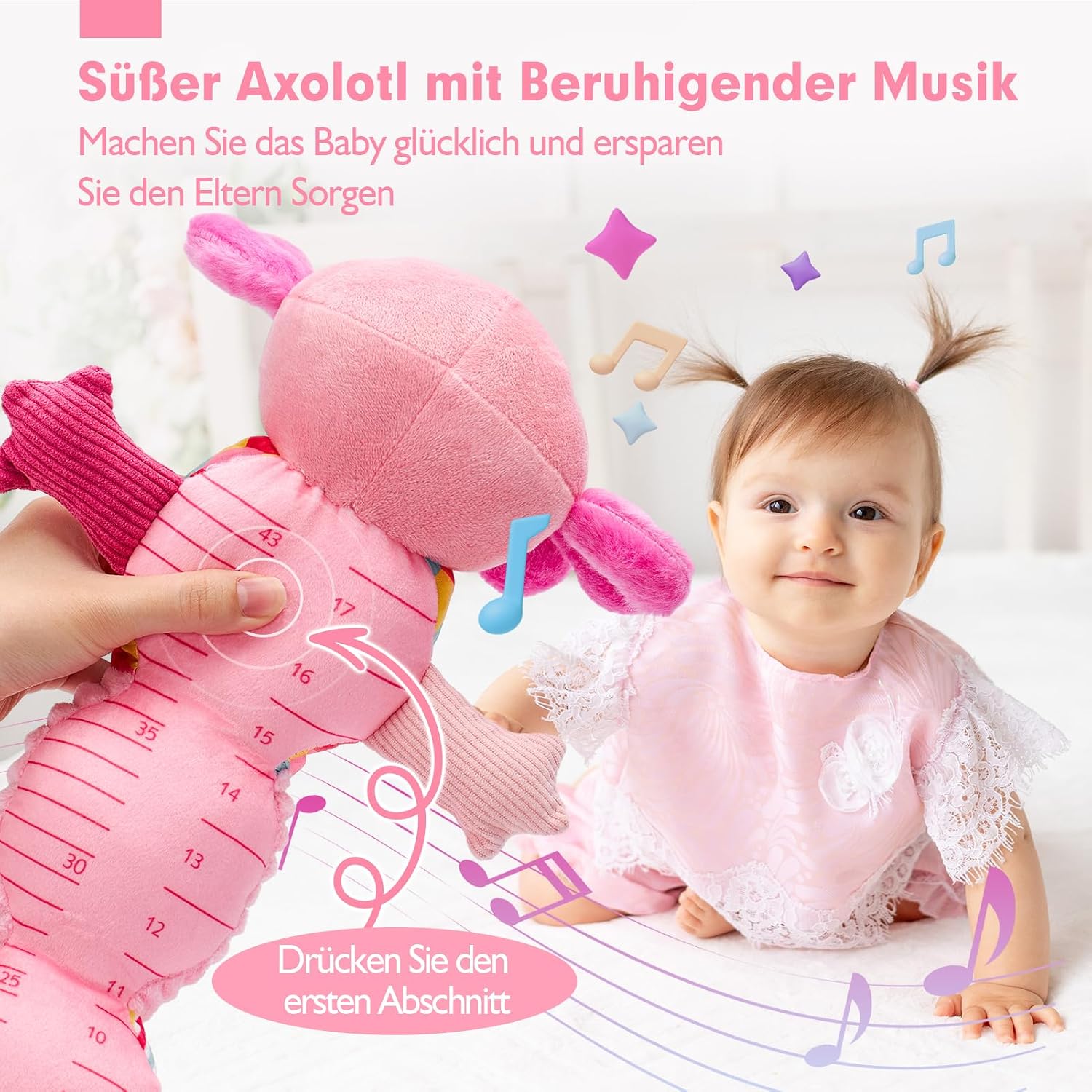 Thumbnail 4 de hahaland Axolotl Musikspielzeug 0 3 6 Monate
