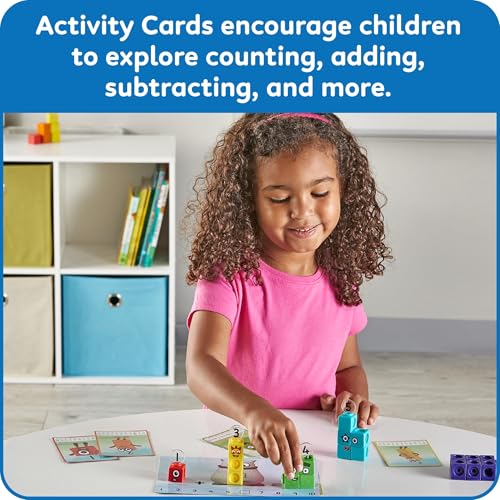 Detalle de Learning Resources Numberblocks 1-10 MathLink Cubes Activity Set (Ages 3+)