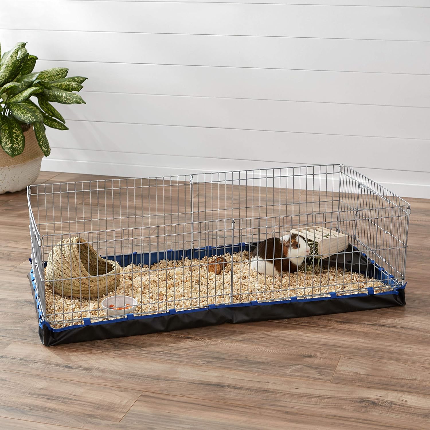 Thumbnail 6 de Amazon Basics Haustierkäfig Bequem mit Segeltuch-Unterteil – Blau, L 118 x B 35 x H 60 cm