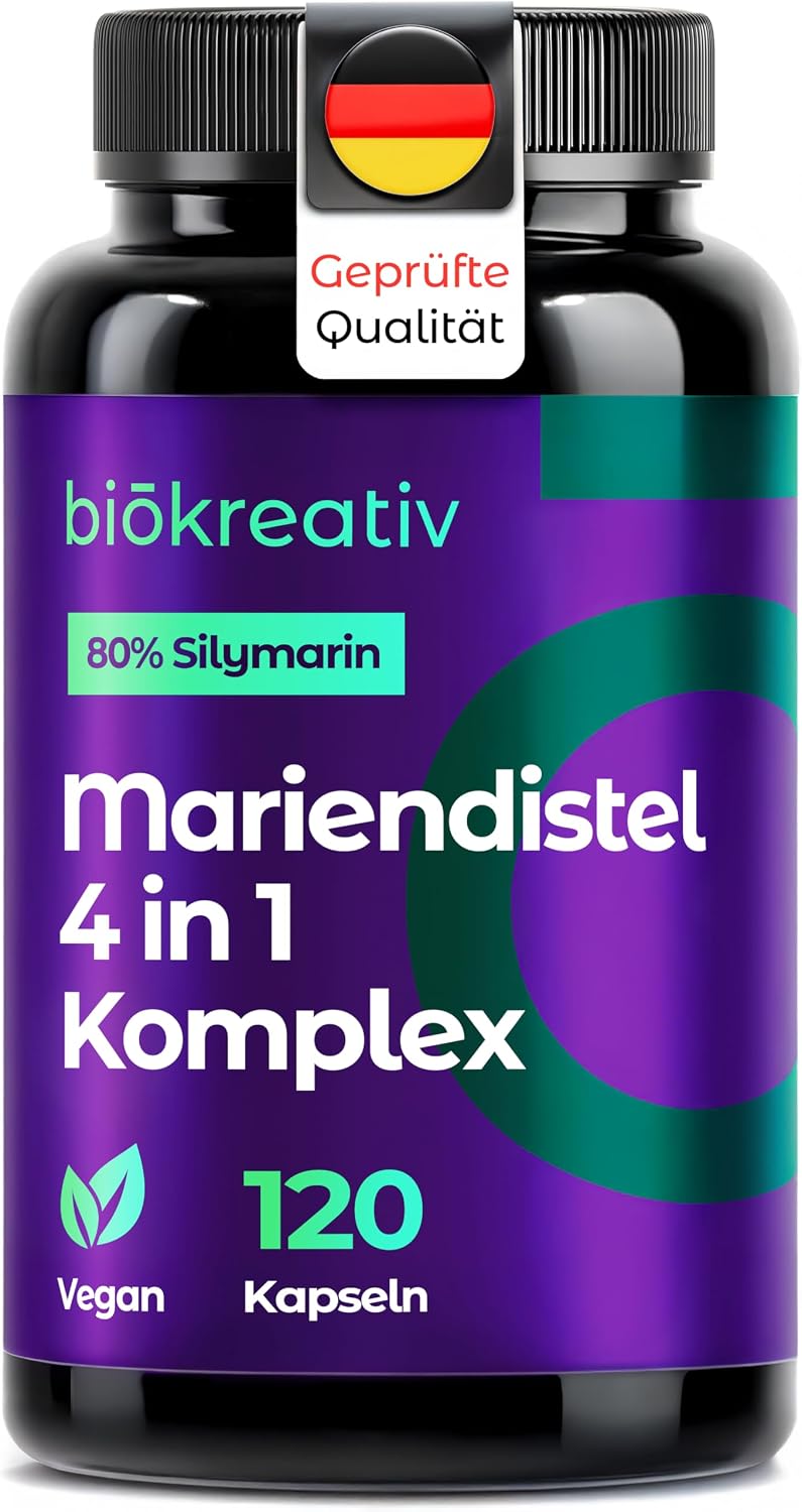 Detalle de Biōkreativ Mariendistel Leberfunktion Komplex 120 Kapseln