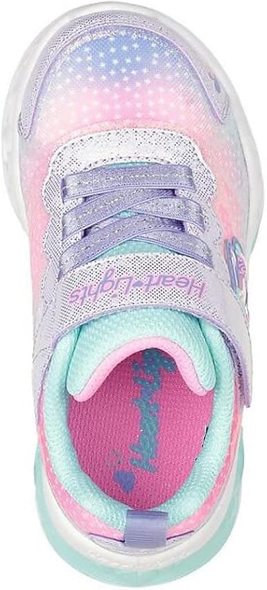 Thumbnail 2 de Skechers Flutter Heart Lights Niñas, Lavender, Talla 25 EU
