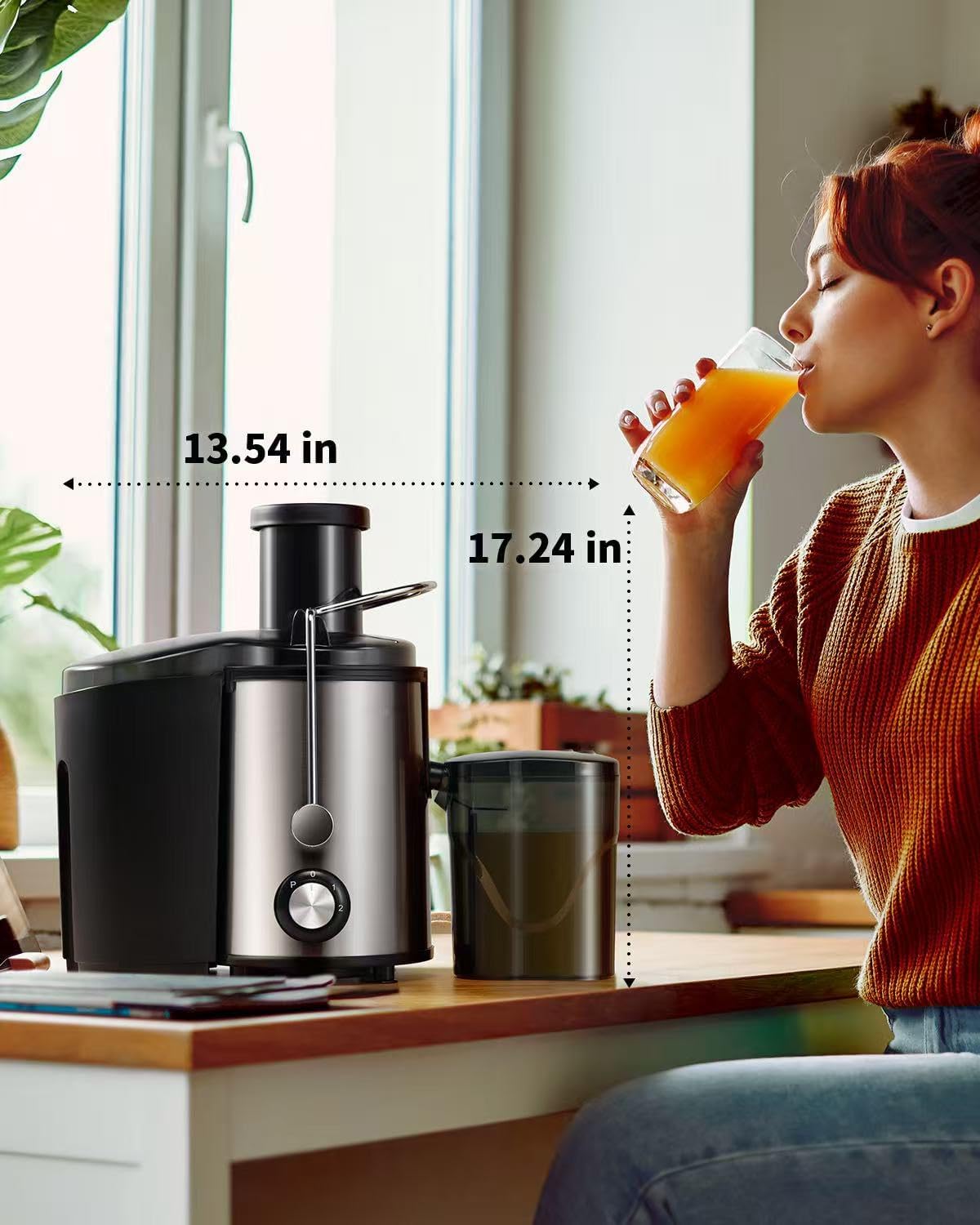 Thumbnail 6 de 800W Juicer Machine with 3 Speed Control