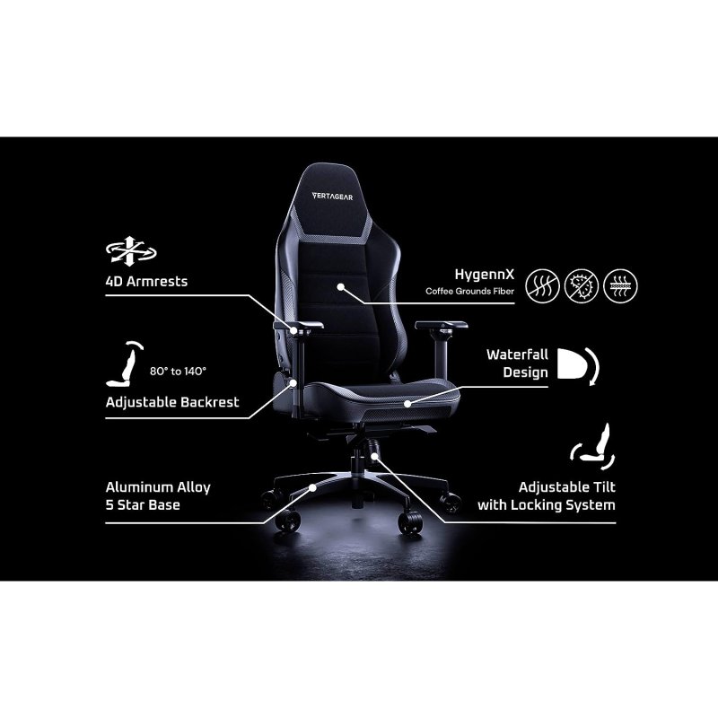 Thumbnail 2 de vertagear PL6800 Silla gaming ergonómica 5'9"-6'8"