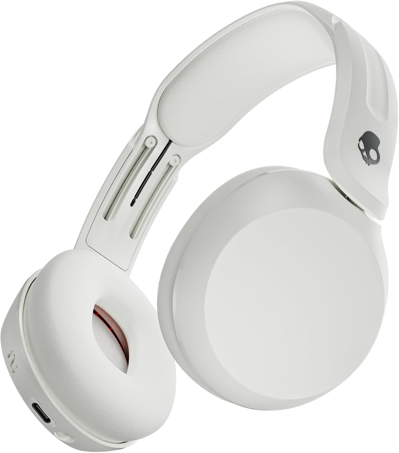 Detalle de Skullcandy Icon 180 S2DTW Wireless On-Ear Headphones, Bone, 50-Hour Battery