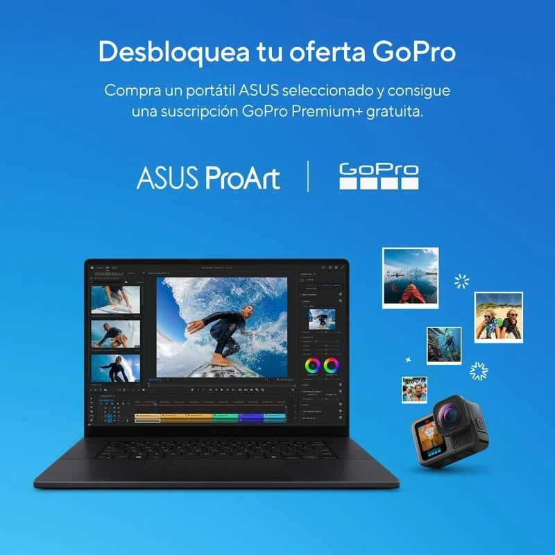 Detalle de ASUS ProArt P16 OLED H7606WX-SE024W: Portátil de alto rendimiento para creación profesional