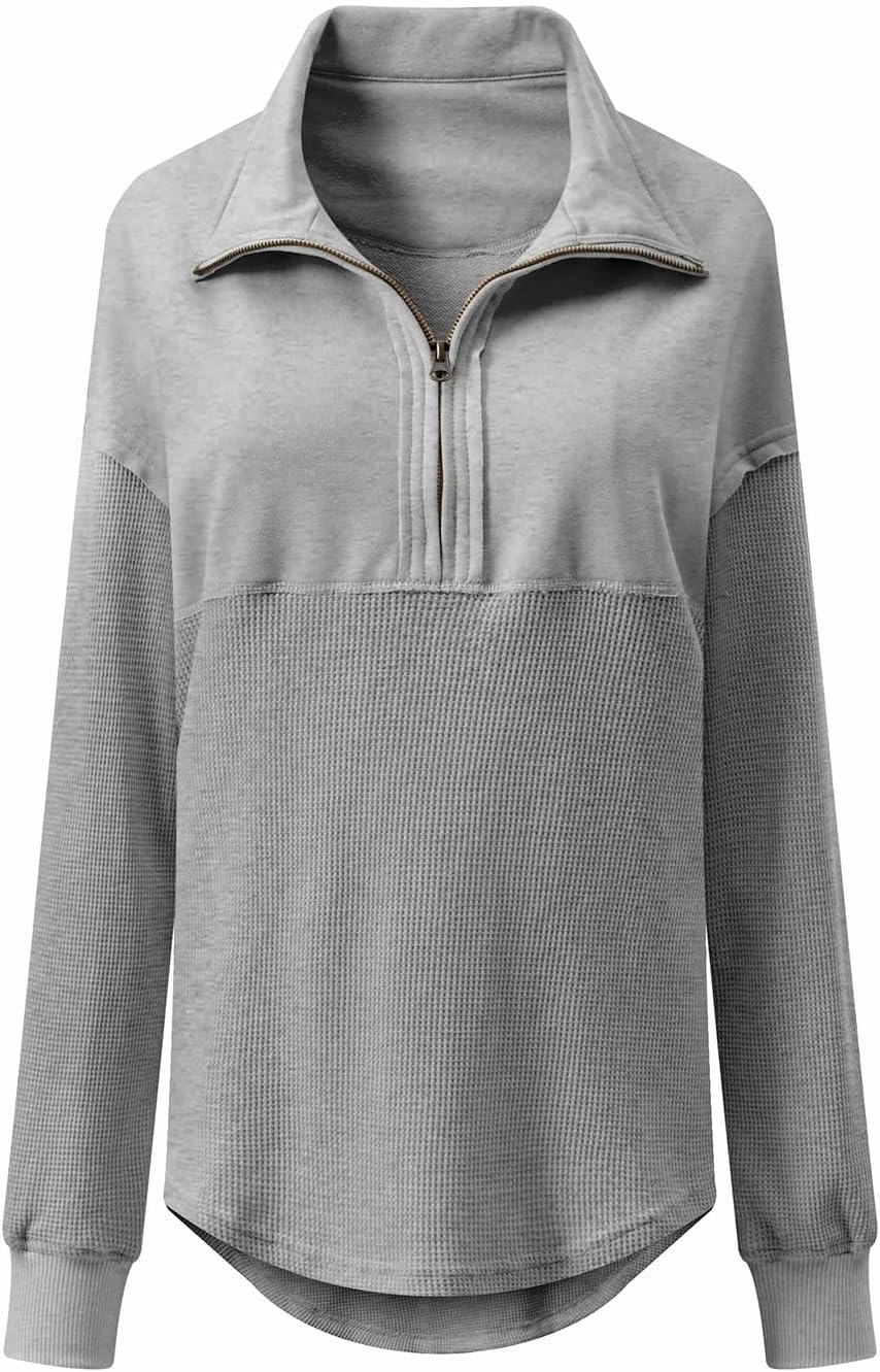 Thumbnail 6 de SHEWIN Womens Waffle Knit Half Zip Sweatshirt