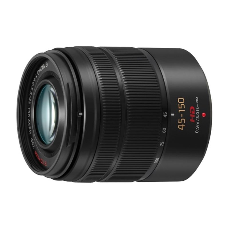 Detalle de Panasonic LUMIX G VARIO 45-150 mm OIS para Micro Four Thirds: teleobjetivo estable y compacto
