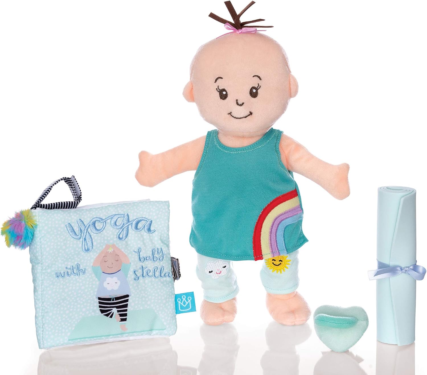Detalle 2 de Manhattan Toy Wee Baby Stella – miękka lalka z zestawem do jogi
